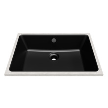 530mm Rectangular Ceramic Undermount Basin with Overflow